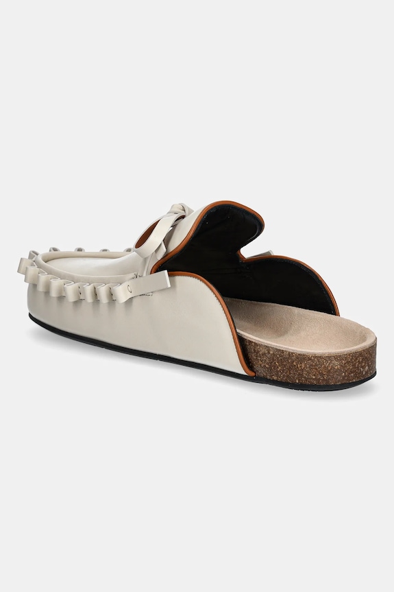 Cipők JW Anderson bőr papucs LF0069.LA0323.002 bézs