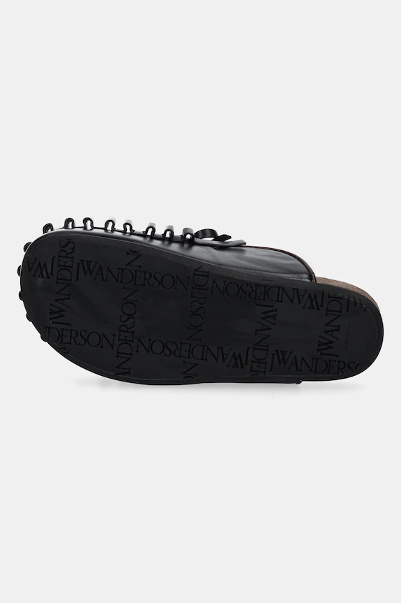 JW Anderson klapki Ruffle Loafer LF0069.LA0323.999 czarny