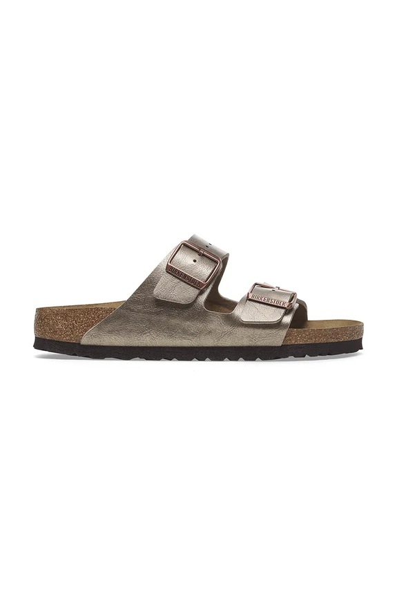 Birkenstock klapki Arizona Graceful imitacja skóry licowej zielony 1029439