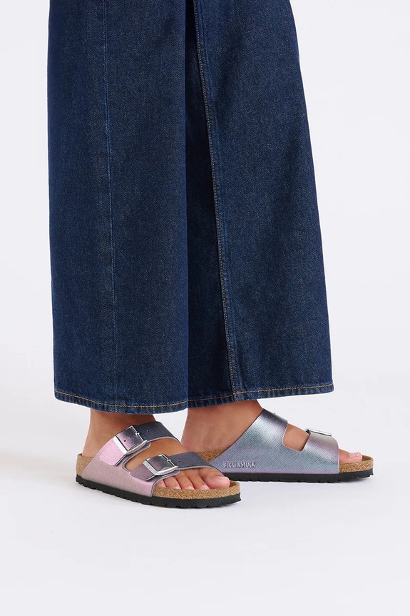 Birkenstock klapki Arizona Saffiano Iridescent 1029510