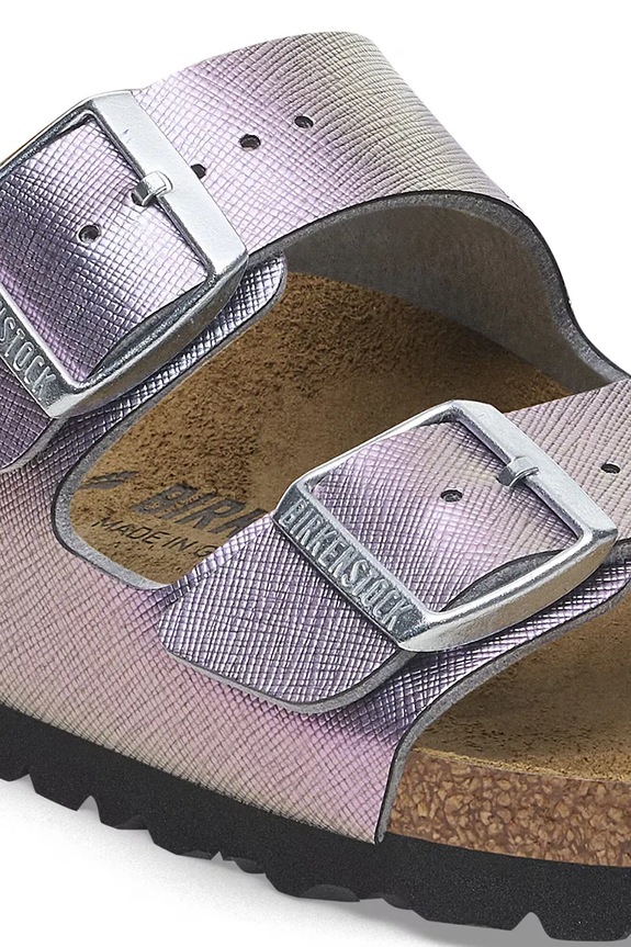 Obuwie Birkenstock klapki Arizona Saffiano Iridescent 1029510 fioletowy