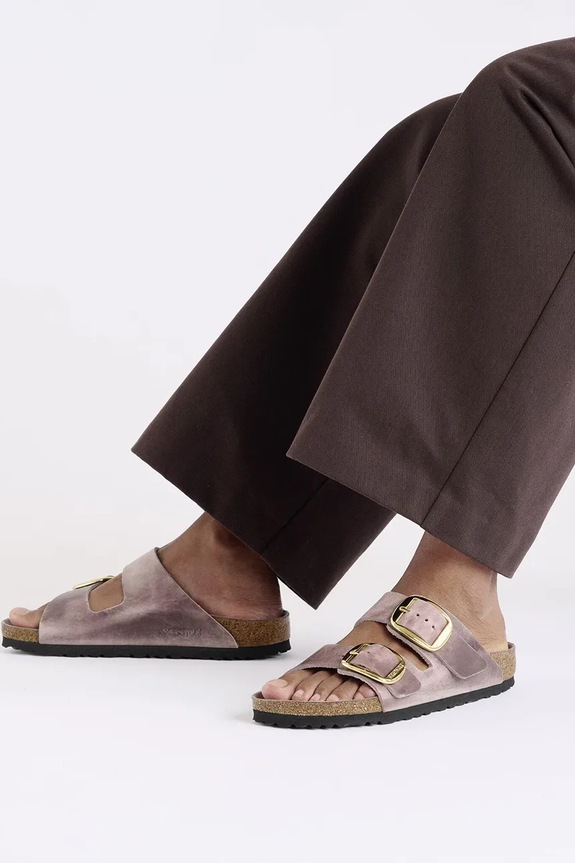 Кожаные шлепанцы Birkenstock Arizona Big Buckle 1029267