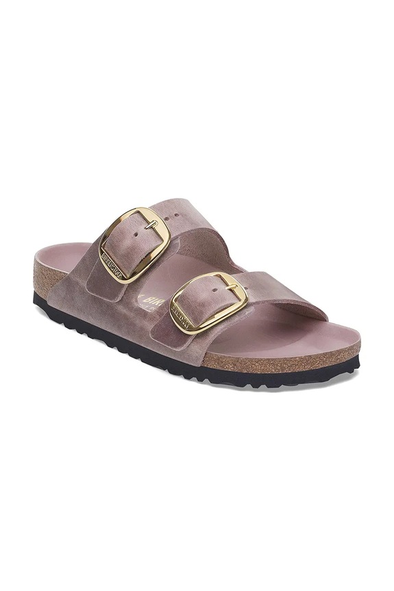 Шкіряні шльопанці Birkenstock Arizona Big Buckle 1029267 фіолетовий SS25