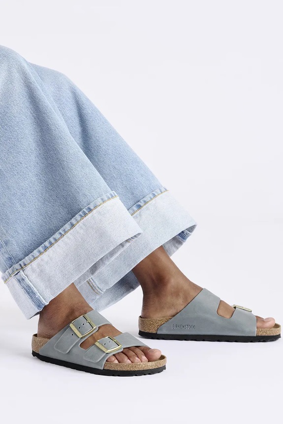 Birkenstock klapki skórzane Arizona 1029253