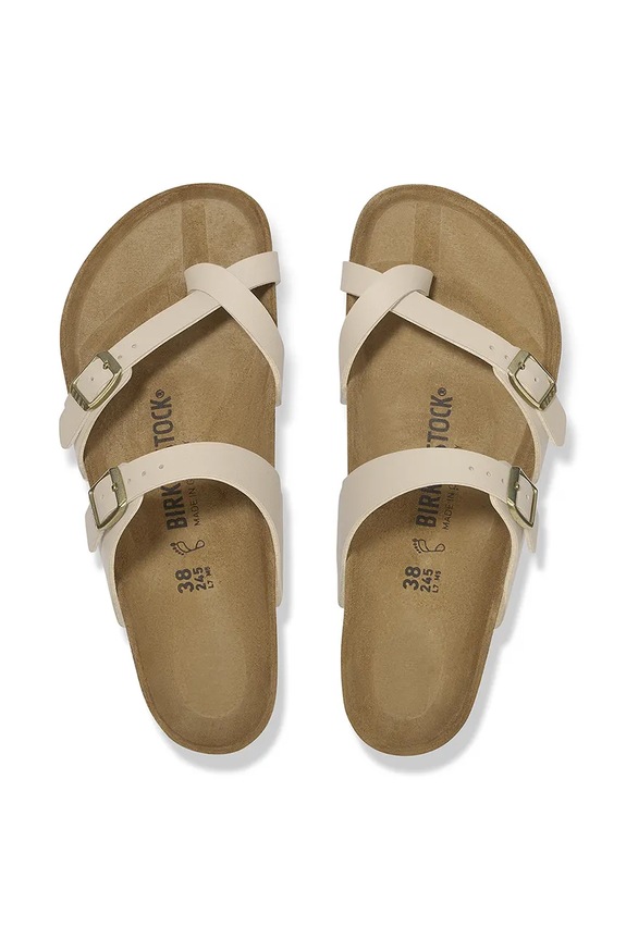 Birkenstock klapki Mayari Birko-Flor 1029726 beżowy