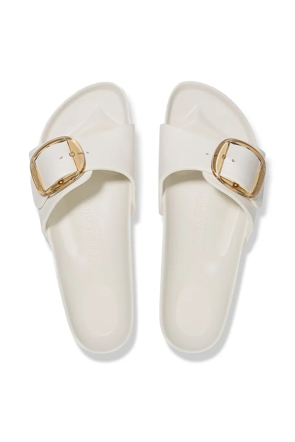 Birkenstock klapki Madrid Big Buckle EVA 1029633 beżowy