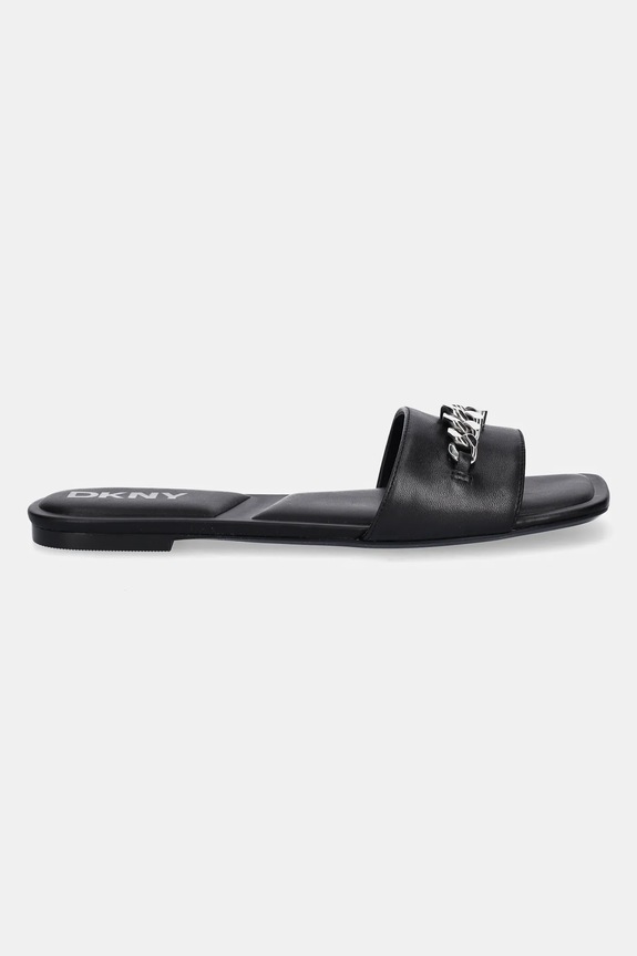 Kožené šľapky Dkny Dania K1544758.BLK čierna SS25