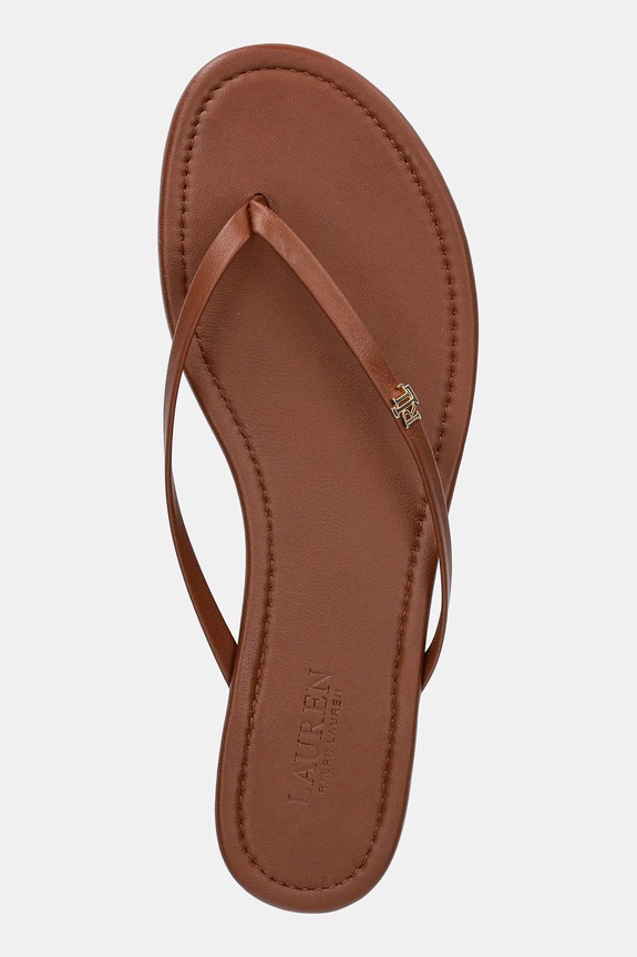 Obuća Kožne japanke Lauren Ralph Lauren Raquel 802953931006.200 smeđa