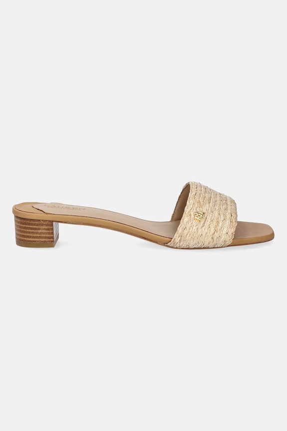 Lauren Ralph Lauren klapki Fay 802966850001.101 beżowy SS25