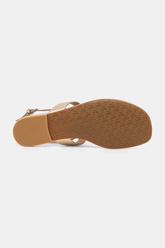 Δερμάτινα σανδάλια Lauren Ralph Lauren Everley 802970532001.040 χρυσαφί