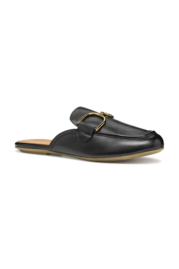 Kožené šľapky Geox D PALMARIA D55MUA.000TU.C9999 čierna SS25