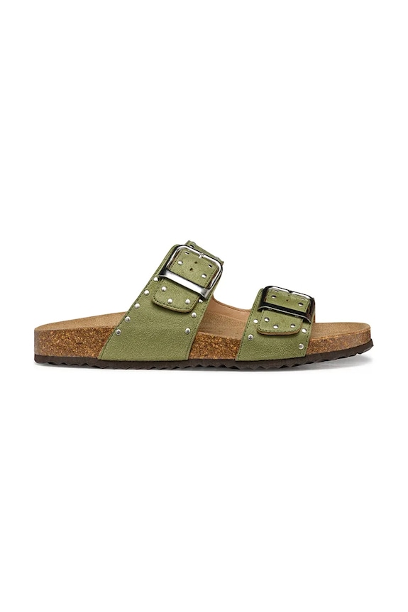 Geox papucs D BRIONIA R szintetikus zöld D55Y3I.000AU.C3016