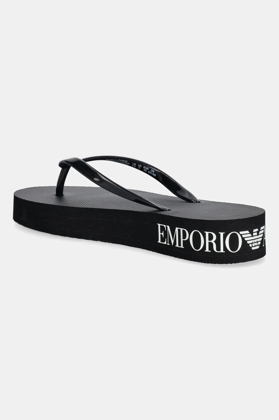 Boty Žabky Emporio Armani Underwear XVQS09.XN118.00002 černá