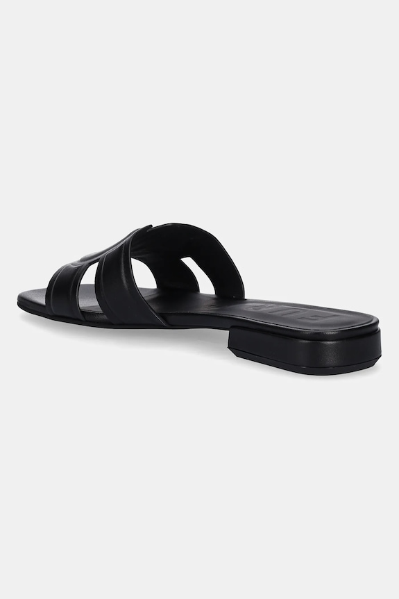 Boty Kožené pantofle Furla Summer Mule YJ34SUM.X30000.O6000 černá