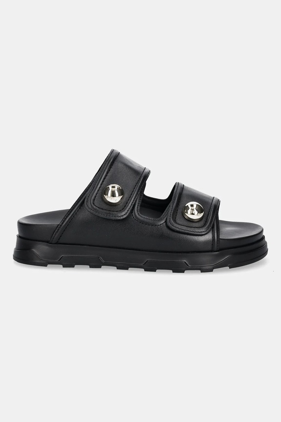 Furla klapki skórzane Sfera Mule YJ54SFE.Y62000.O6000 czarny SS25