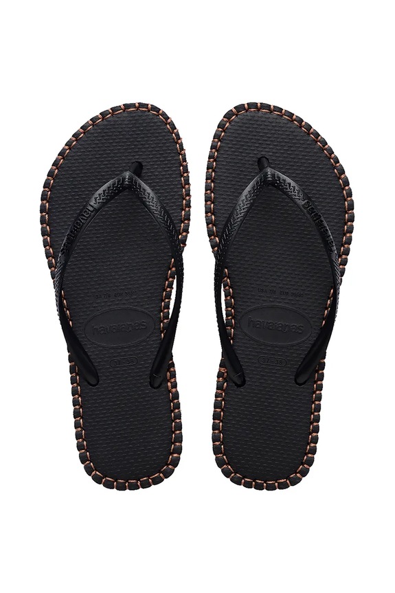 Джапанки Havaianas SLIM FLATFORM равен черен 4149928.0090