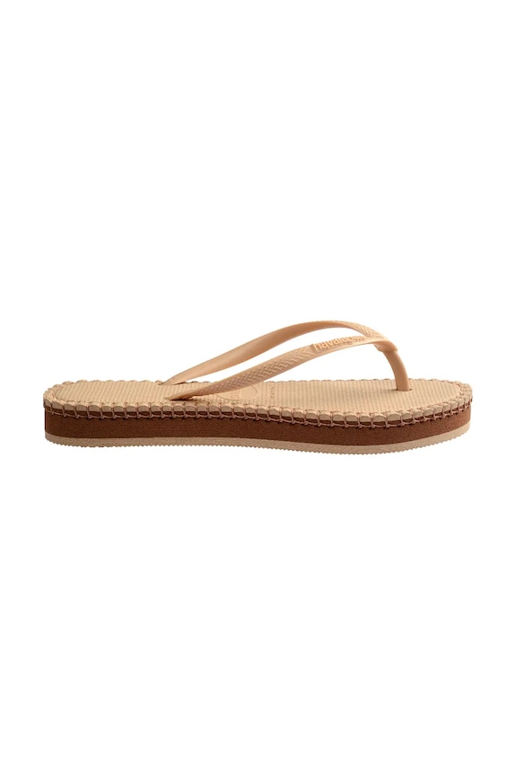 Žabky Havaianas SLIM FLATFORM 4149928.8858 béžová SS25