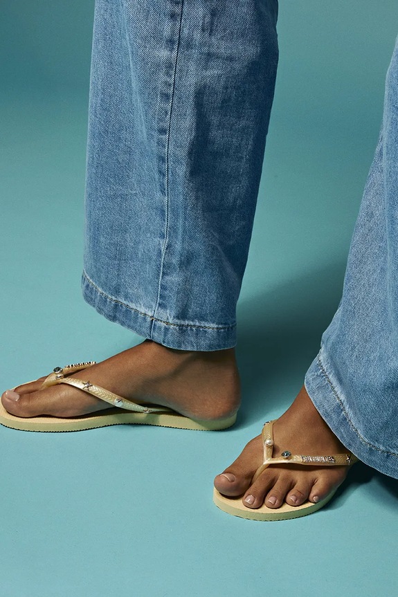 Havaianas klapki SLIM LUXURY AQUA 4149965.9256