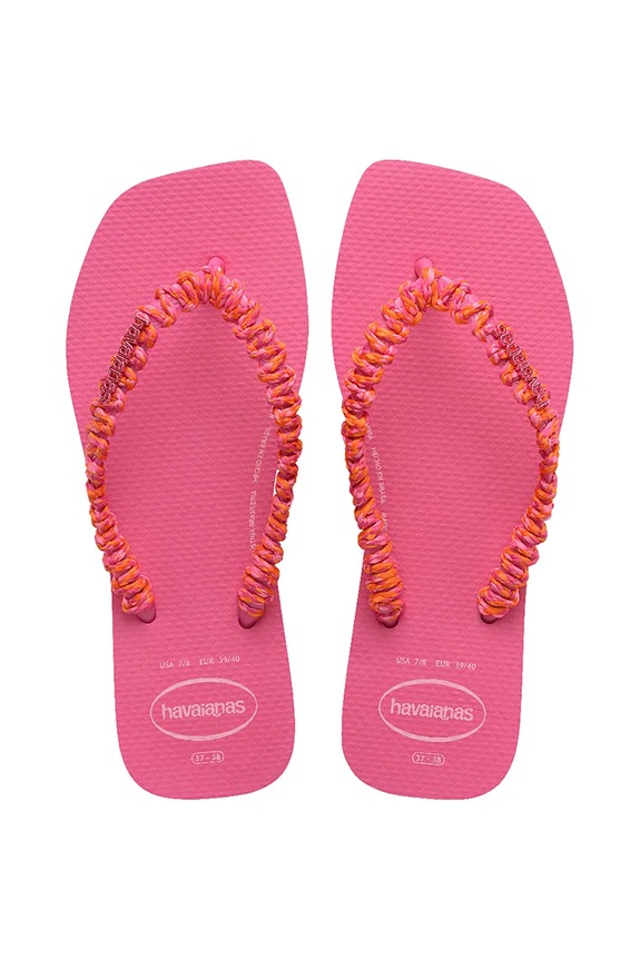 Havaianas japonki SLIM SQUARE BOHO syntetyczny różowy 4149945.5784