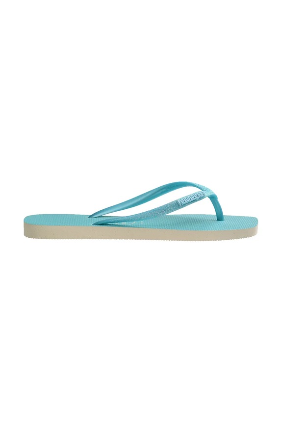 Japonke Havaianas SLIM SQUARE GLITTER 4148927.8747 turkizna SS25