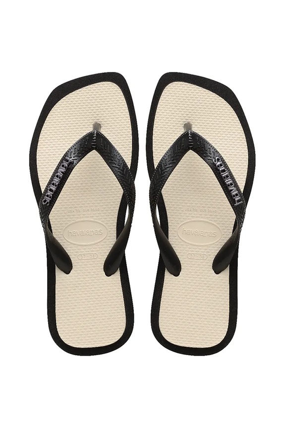 Havaianas japonki TOP SQUARE FUSION syntetyczny czarny 4149944.0090