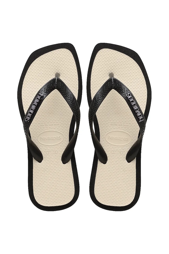 Havaianas japonki TOP SQUARE FUSION syntetyczny czarny 4149944.0090