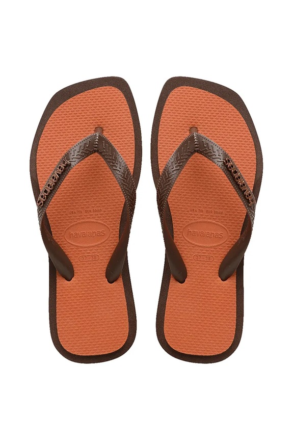 Havaianas flip-flop TOP SQUARE FUSION szintetikus barna 4149944.0727