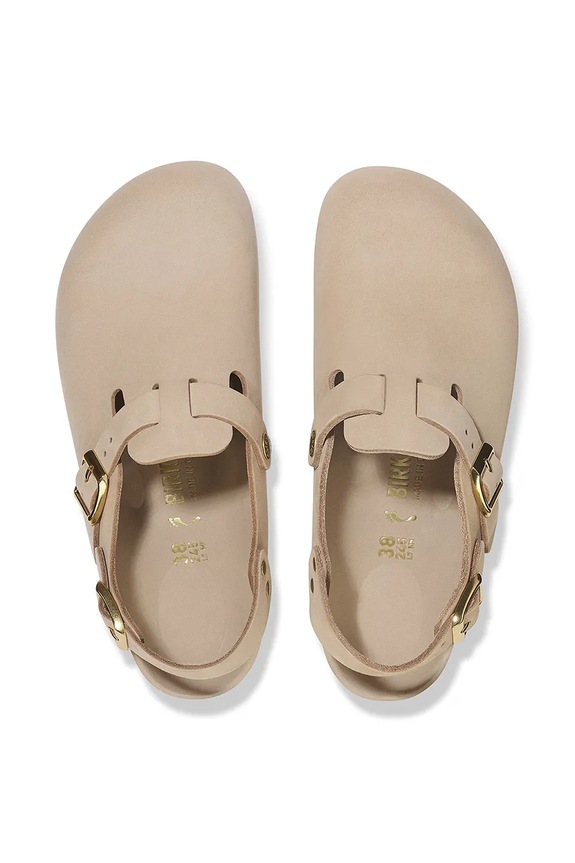 Birkenstock nubuk papucs Tokio 1029496 bézs