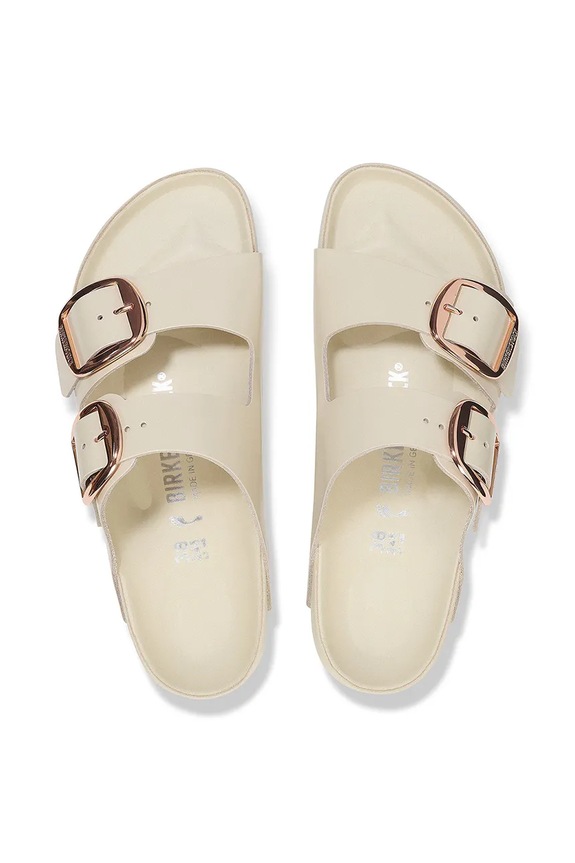Birkenstock klapki Arizona Exq Big Buckle 1027850 beżowy