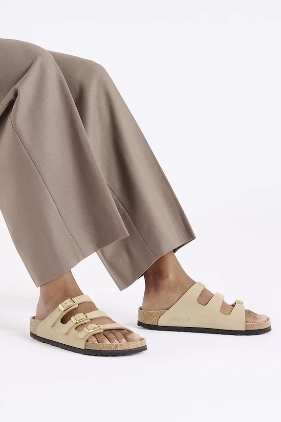 Birkenstock nubuk papucs Florida HEX 1029480