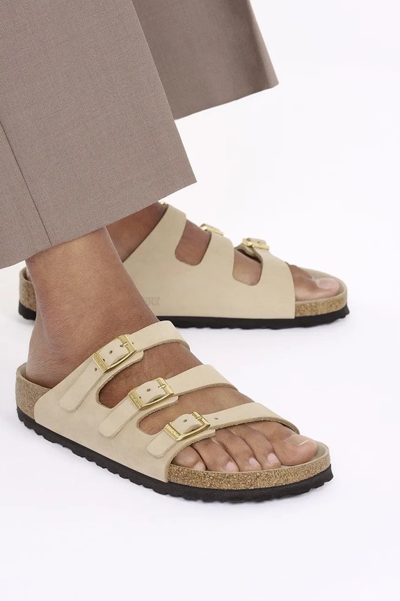 Birkenstock nubuk papucs Florida HEX 1029480