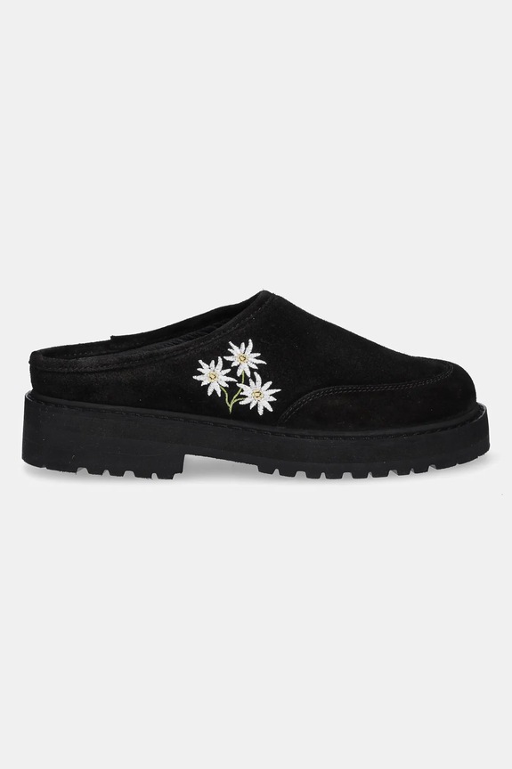 Diemme ciabatte slide in camoscio Maggiore DI25SPMAW.M06S006BLK nero SS25