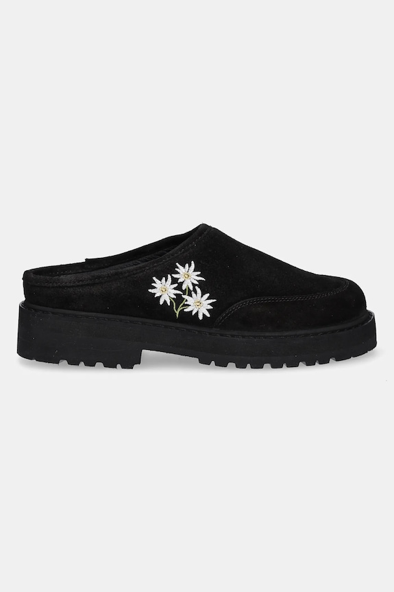 Diemme ciabatte slide in camoscio Maggiore DI25SPMAW.M06S006BLK nero SS25