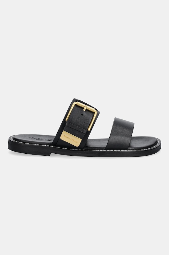Marc O'Polo șlapi de piele STINA 1A 50318691101100 negru SS25