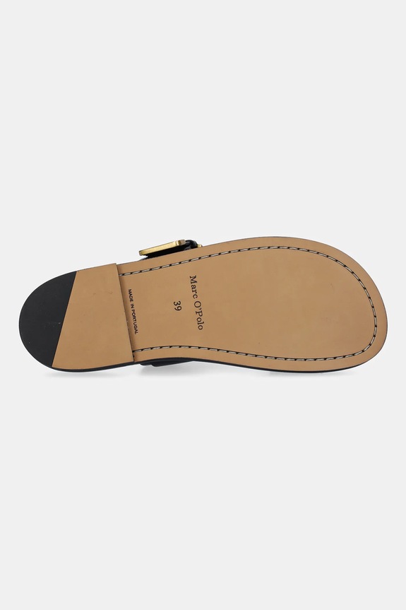 Marc O'Polo șlapi de piele STINA 1A 50318691101100 negru
