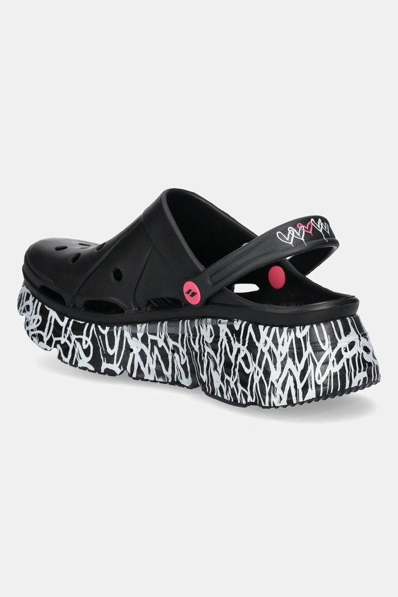 Încălțăminte Skechers papuci SKECHERS X JGOLDCROWN 111324 negru