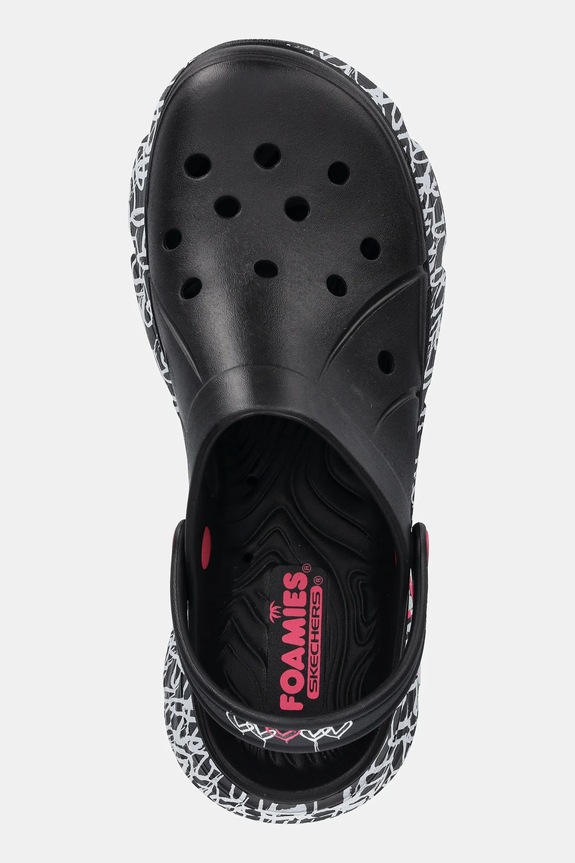 Skechers papuci SKECHERS X JGOLDCROWN negru 111324