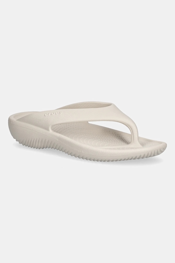 Crocs șlapi Mellow Recovery Flip sintetic bej 211100.160