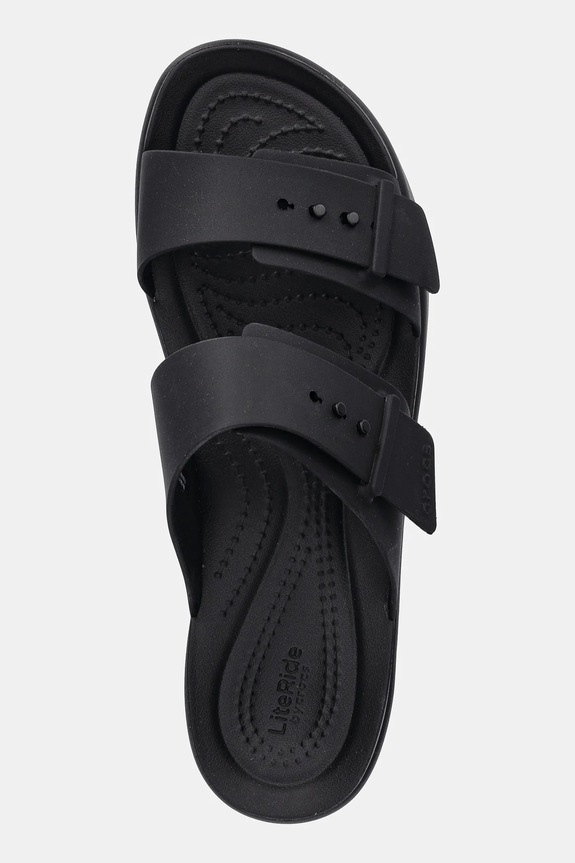 Crocs klapki Brooklyn Buckle Low czarny 211215.001