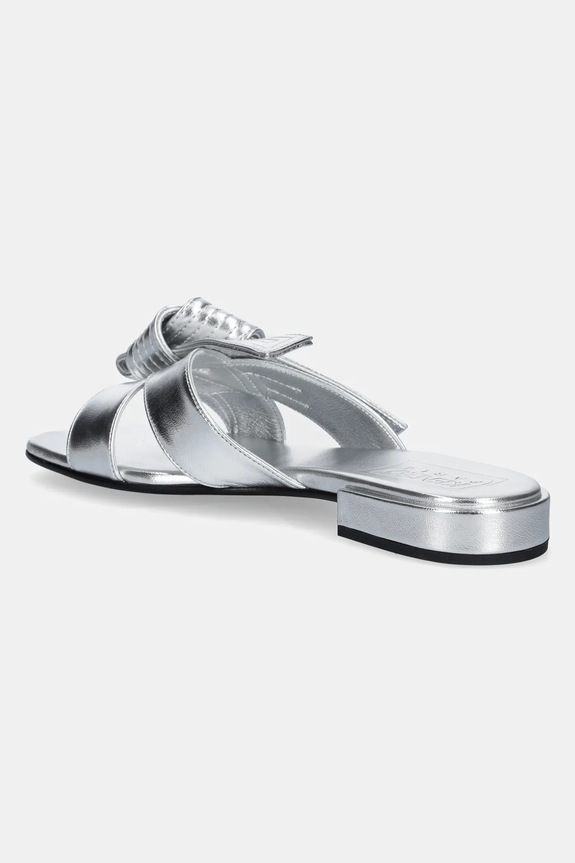 Взуття Шкіряні шльопанці Kenzo Mule FE62MU125L77.AG срібний