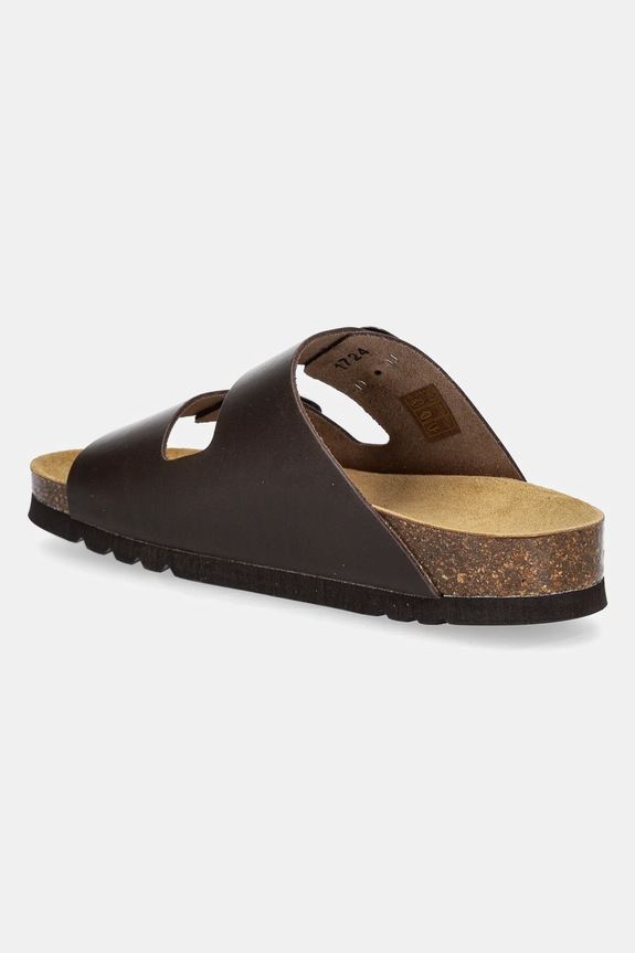 Boty Kožené pantofle Scholl JOSEPHINE F318181590 hnědá