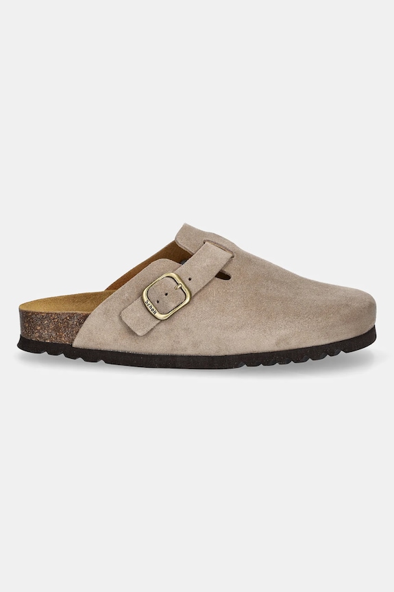 Scholl ciabatte slide in camoscio FAE F321982361 beige SS26
