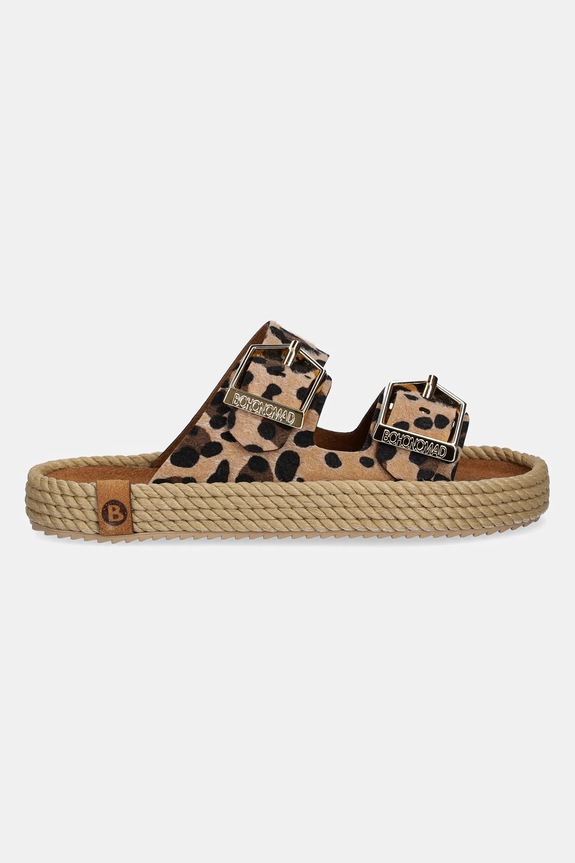 Bohonomad šľapky espadrilkové dámske semišové Sydney SYD.12 béžová SS26
