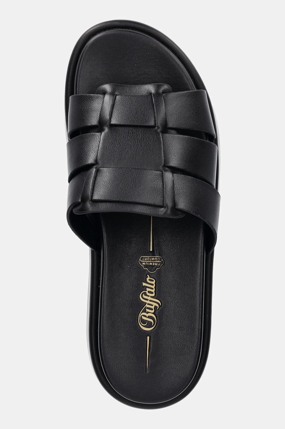 Buffalo ciabatte slide Noa Mule Ms nero 1602256.BLK