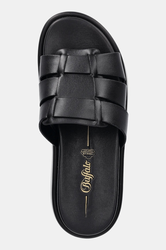 Buffalo ciabatte slide Noa Mule Ms nero 1602256.BLK