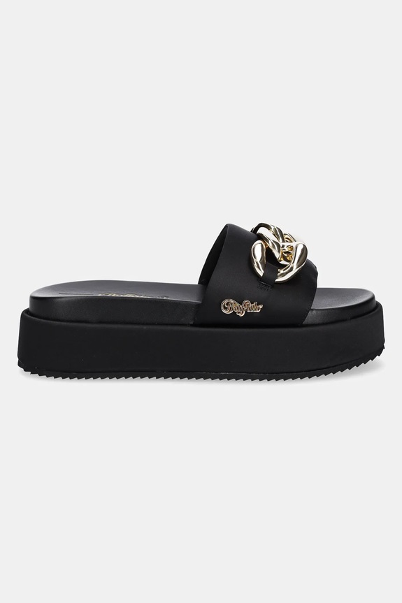 Buffalo papucs Noa Slide Chain 2.0 1602258.BLK fekete SS25