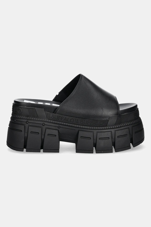 Buffalo papucs Gospher Mule 1602263.BLK fekete SS25