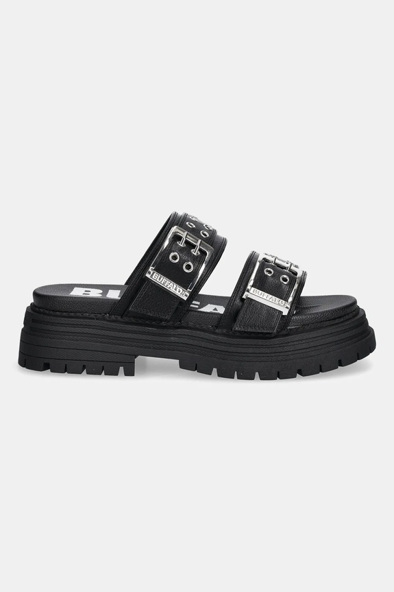 Buffalo papucs Lennox Loop 1602270.BLK fekete SS25
