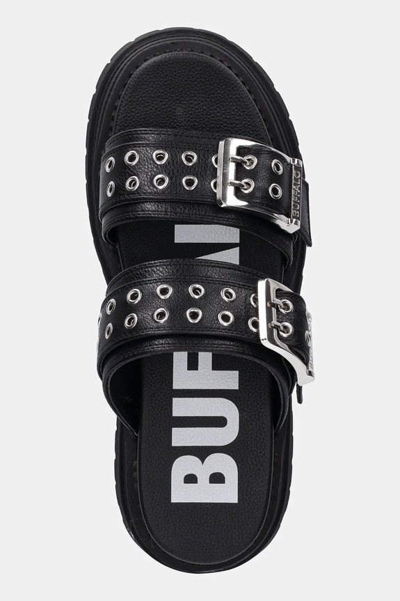 Buffalo papucs Lennox Loop fekete 1602270.BLK