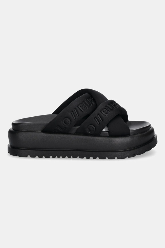 Buffalo papucs Palma Cross 1602277.BLK fekete SS25